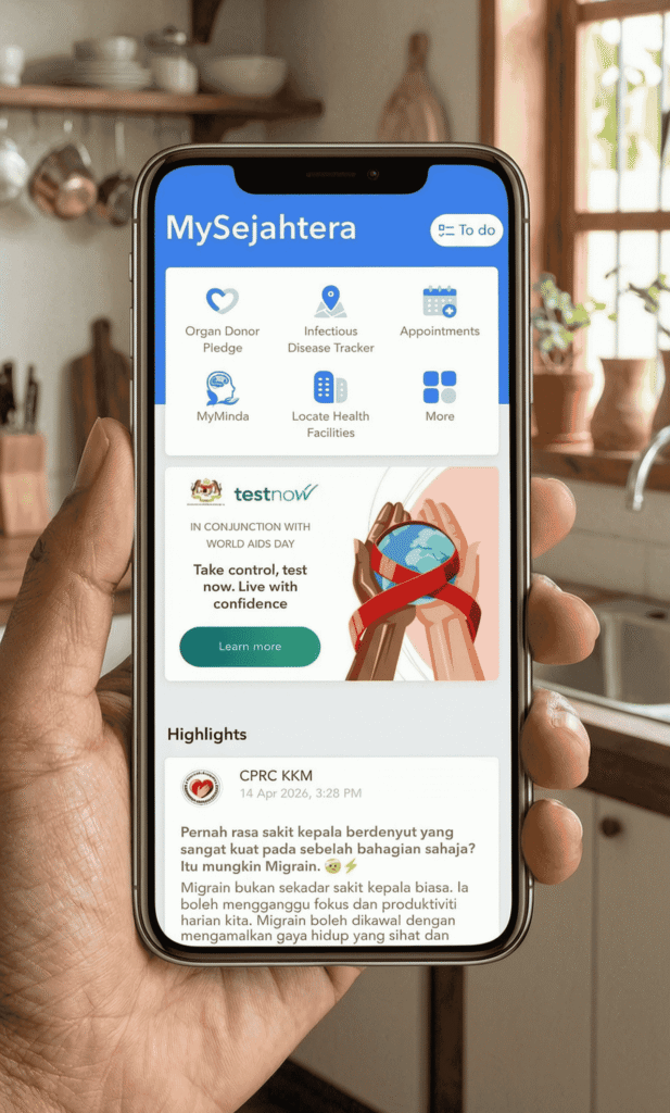 Cara Kemaskini MySejahtera